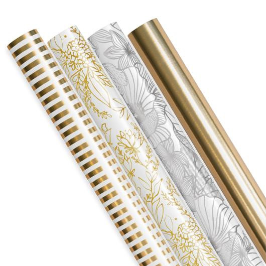 Presentpapper metallic mix 70cmx2m