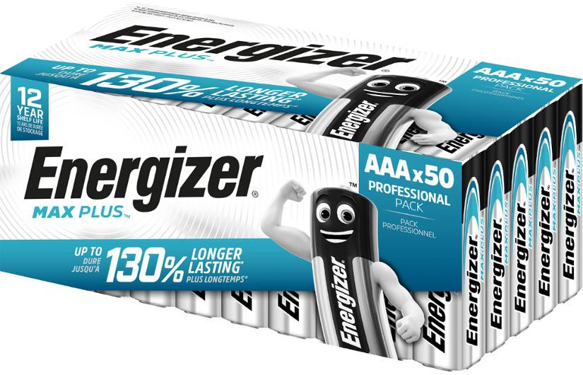 Batteri ENERGIZER Max Plus AAA 50/fp