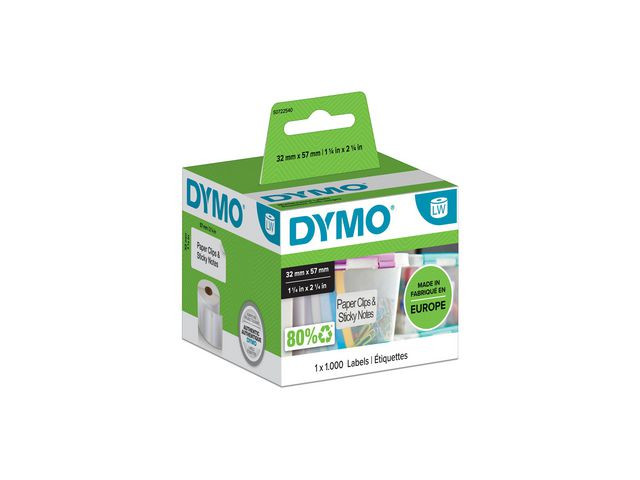 Etikett DYMO LW 57x32mm 1000/fp