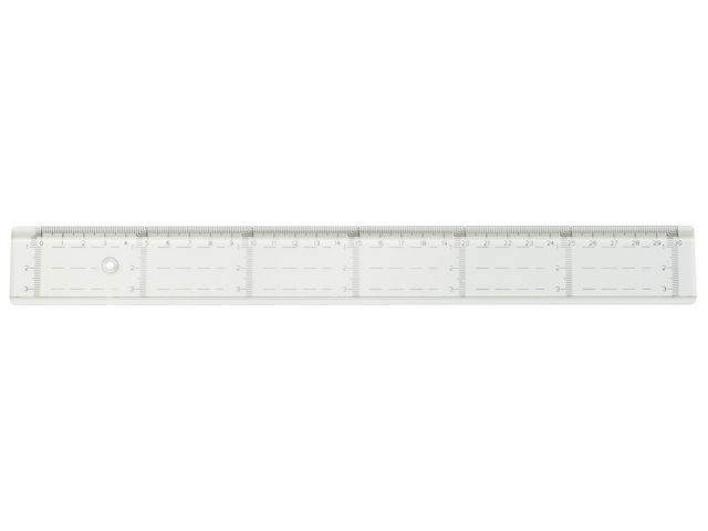 Linjal tvärgraderad 50cm