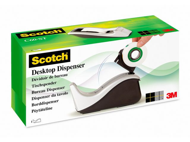 Tejphållare SCOTCH C-60 19mmx33m silver