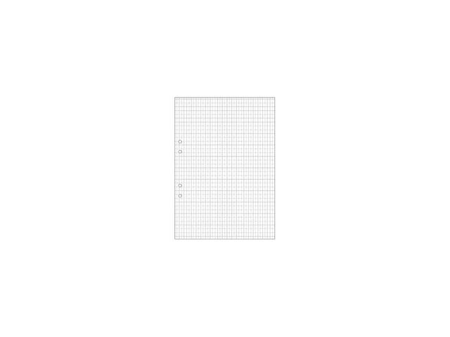 Lösblad A4 rutat 5x8mm hålat 500/fp