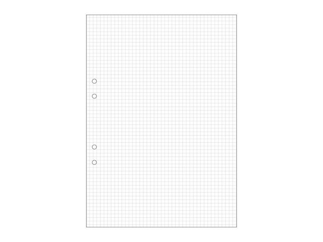 Lösblad A4 rutat 5x5mm hålat 500/fp