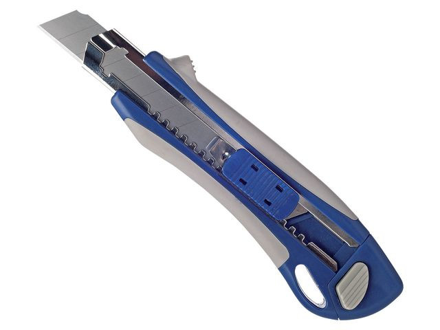 Brytkniv LYRECO Premium 18mm blå/grå