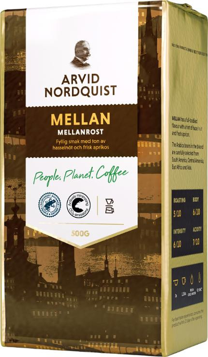 Kaffe ARVID.N Mellanrost 500g