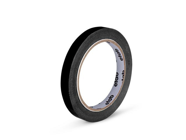 Tejp märk PVC 9mmx66m svart