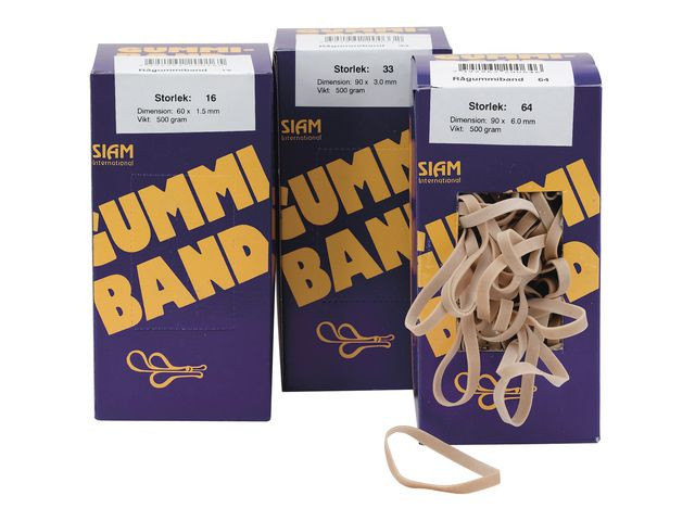 Gummiband 75x1,5mm nr18 500g 1590/fp
