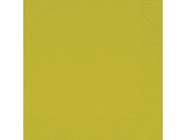 Servett 3-lags 33x33cm kiwi 125/fp
