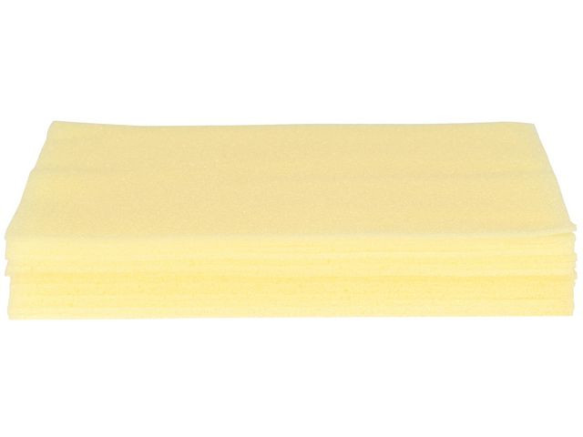 Tvättlapp skum 19x19x0,2cm 100/fp