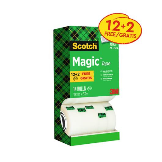 Dokumenttejp SCOTCH 810 19mmx33m 14/fp