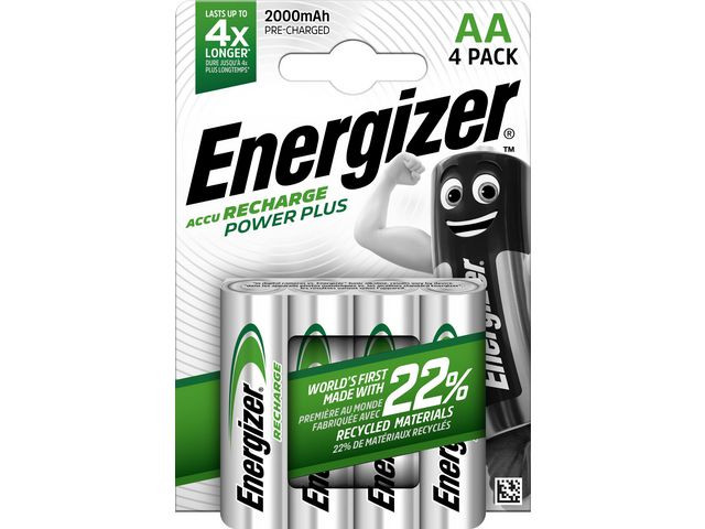 Batteri Laddbar ENERGIZER P-P AA 4/fp