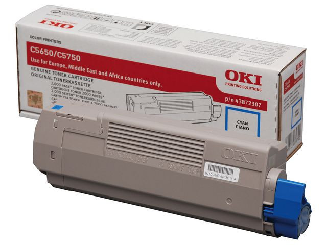 C5650/5750 toner cyan 2K