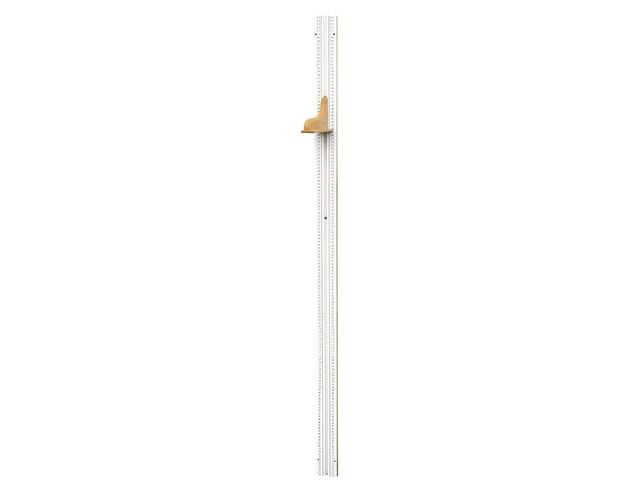 Längdmätare väggmodell trä 70-205cm