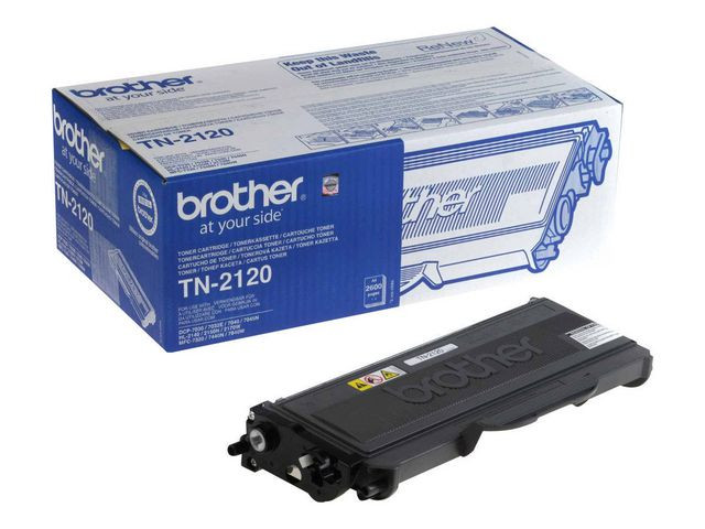 Brother TN2120 BK (svart) toner 2600 sider