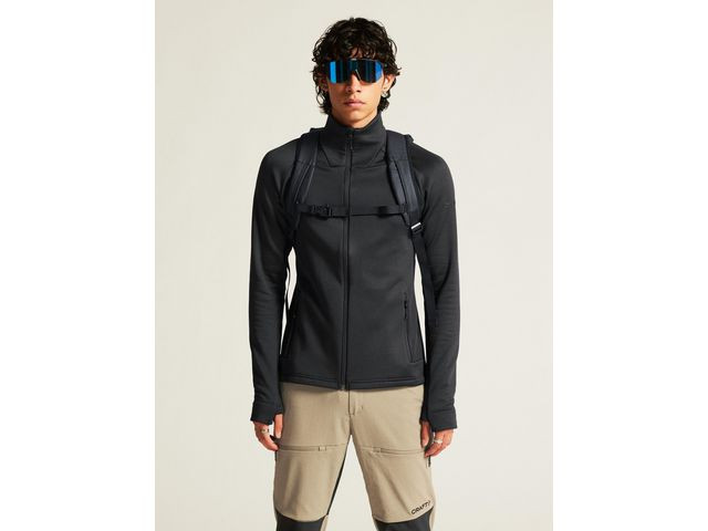 Powerfleecejacka Adv Explore svart 4XL