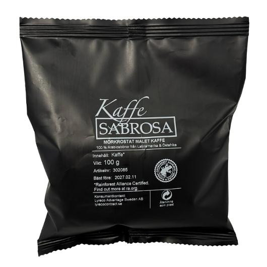 Kaffe SABROSA Mörkrost 100g 64/fp