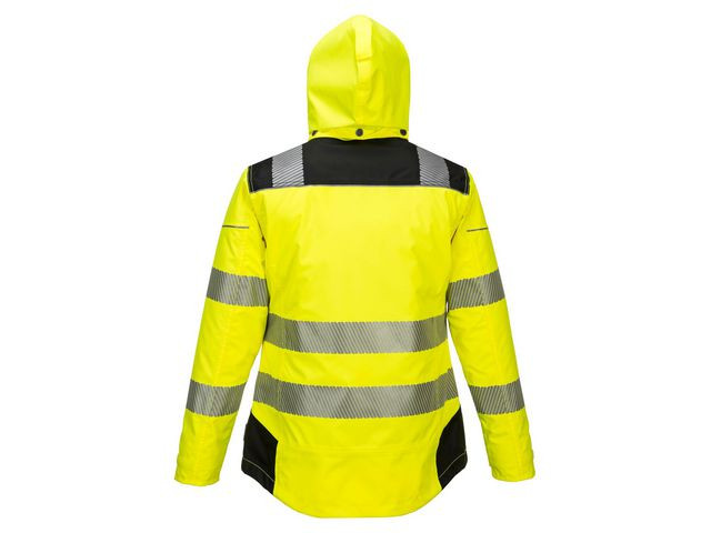 Vinterjacka PW382 dam varsel gul/sva 3XL
