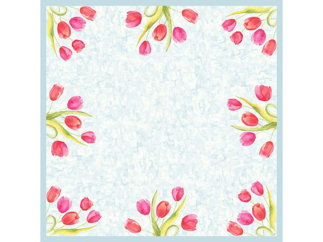 Snibbduk DUNICEL Tulips 84X84cm 20/fp