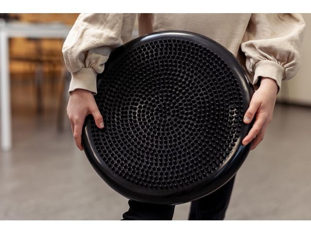 Balanskudde 33cm svart diam