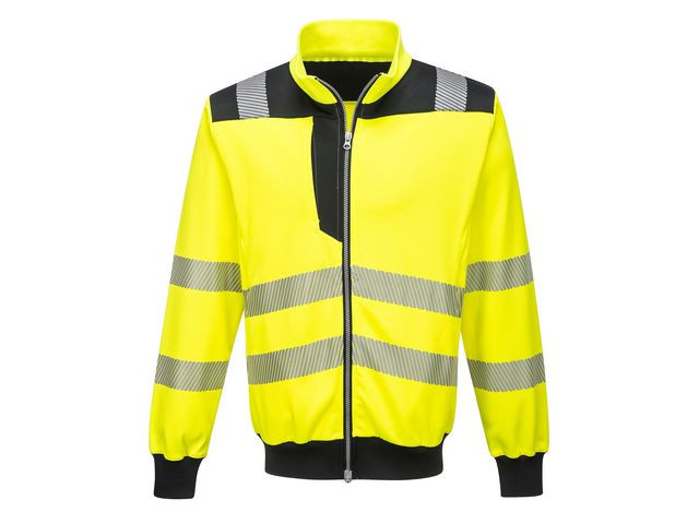 Ziptröja varsel PW370 Hi-Vis Kl 2/3 4XL