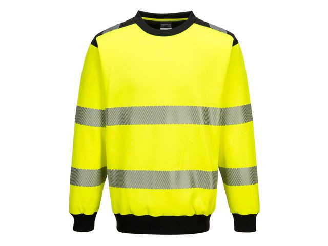 Varselsweatshirt PW379 Hi-Vis Kl 2/3 XL