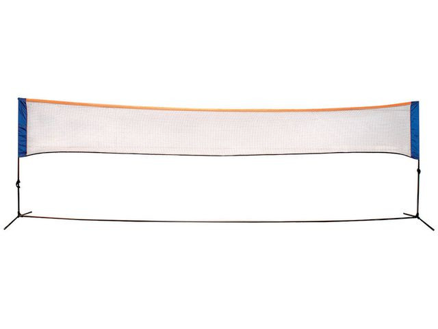 Badmintonnät portabelt, 5 x 1,55 m
