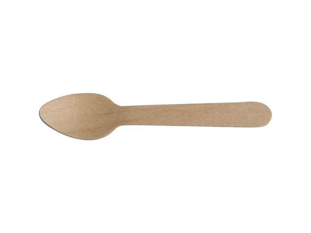 Bestick Tesked vaxat trä 11cm 100/fp