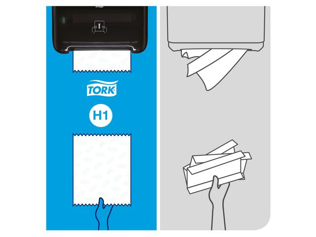 Handduk TORK Adv H1 natur 150m