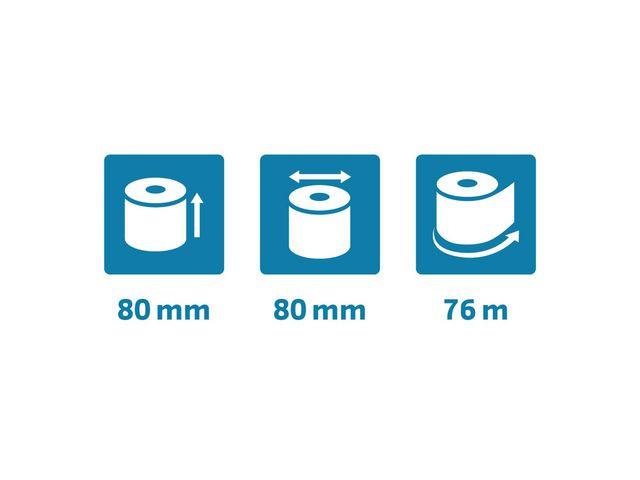 Thermorulle safecontact 80x80x12mm 76m
