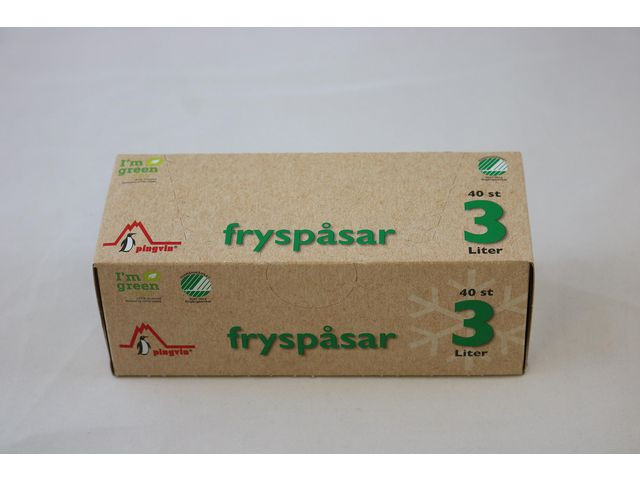 Fryspåse PINGVIN ECO LDPE 3L 22 my 40/fp