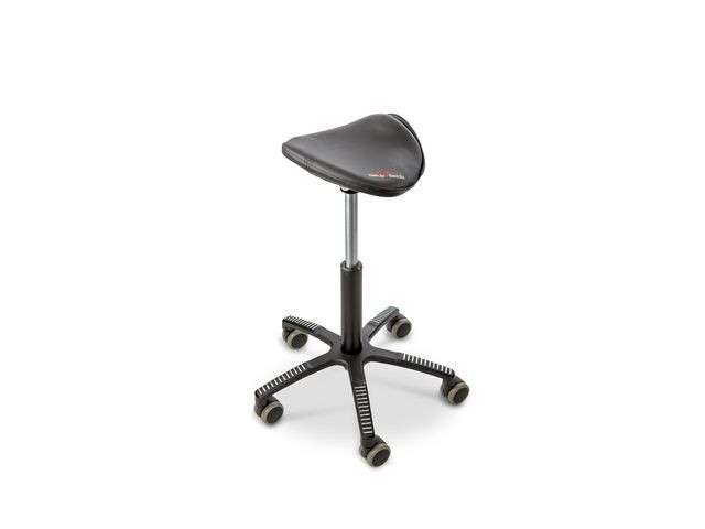 Sadelstol GET UP SADDLE konstläder svart