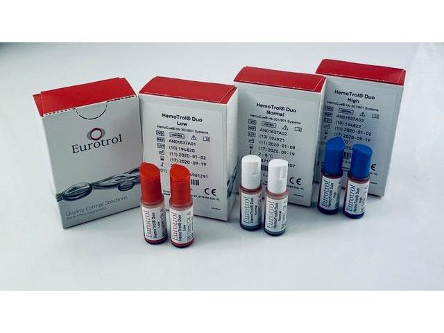 Hemocue HemoTrol Duo, Normal 1ml 2/fp