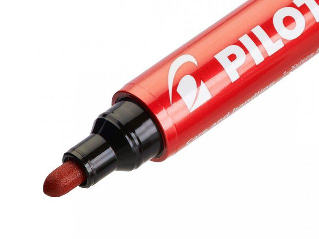 Märkpenna PILOT rund SCA 100 1mm röd