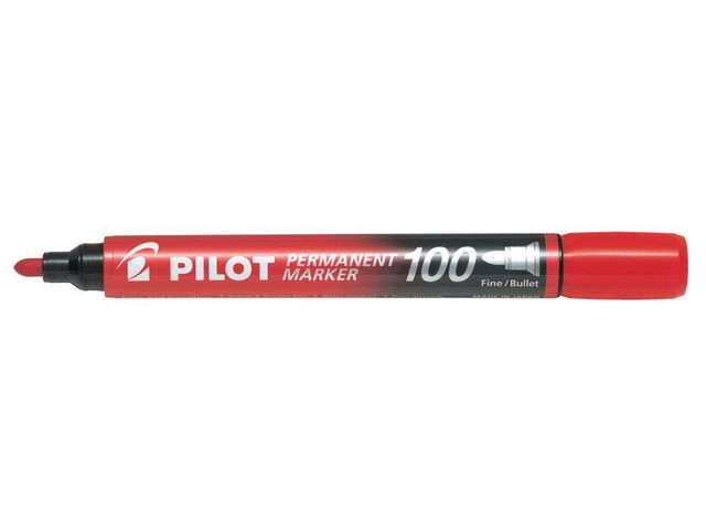 Märkpenna PILOT rund SCA 100 1mm röd