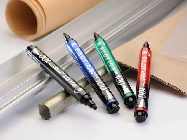 Märkpenna PILOT rund SCA 100 1mm svart