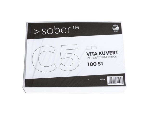 Kuvert konsument fp C5 90g remsa 100/fp
