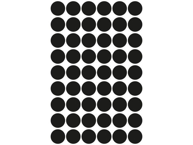 Färgkodningsprick AVERY Ø12mm sva 270/fp