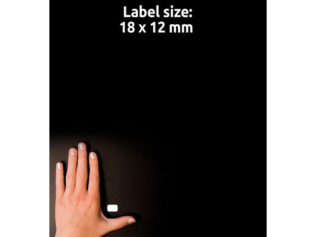 Etikett AVERY handskriv 18x12mm 216/fp