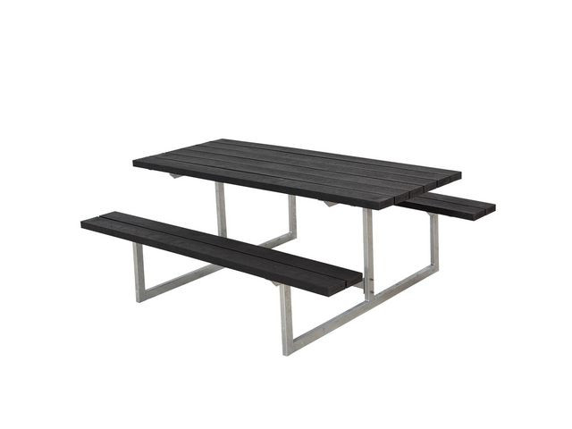 Bänkset Basic plast svart