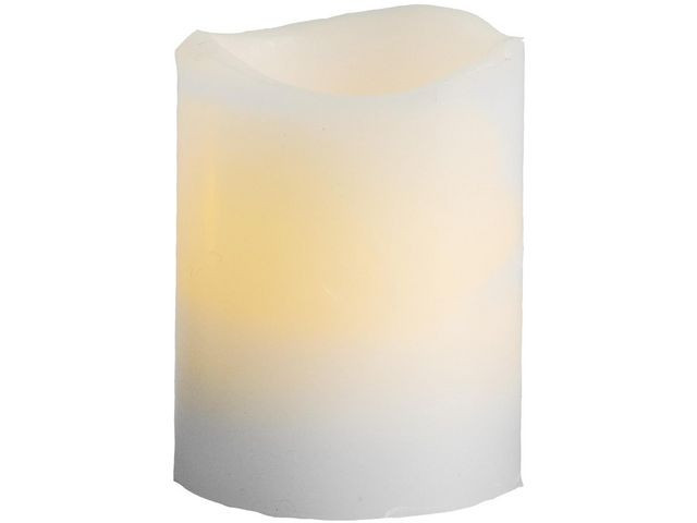 Blockljus STAR T LED May 6cm vit 2/fp