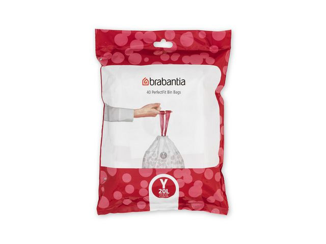 Insatspåse Y BRABANTIA 20L vit 40/fp