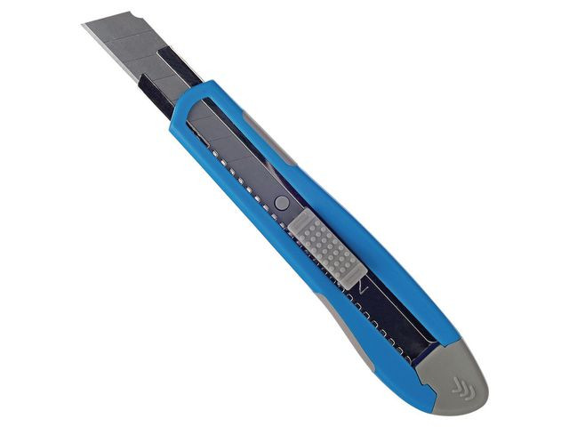 Hobbykniv LYRECO 18mm blå/grå