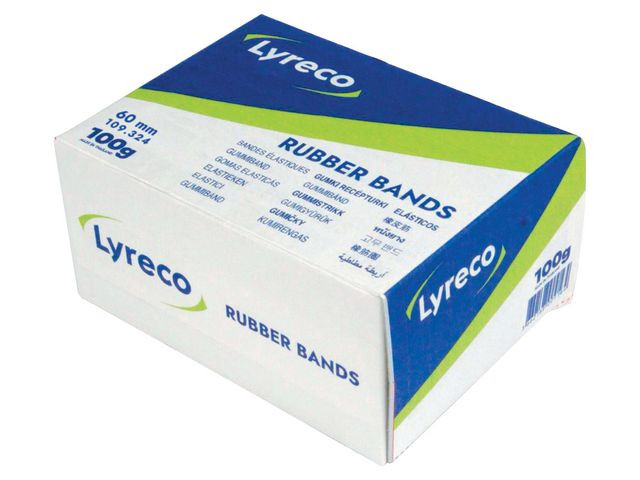 Gummiband LYRECO 60x2mm nr16 100g 360/fp