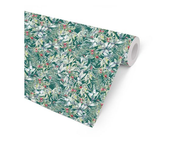 Julpapper Winter green 57cmx154m