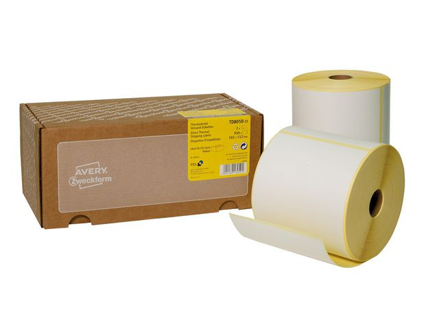 Termoetikett AVERY 102x152mm 950/rl