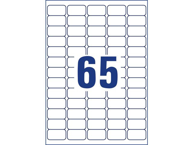 Etikett AVERY Stretch 38x21mm 3250/fp