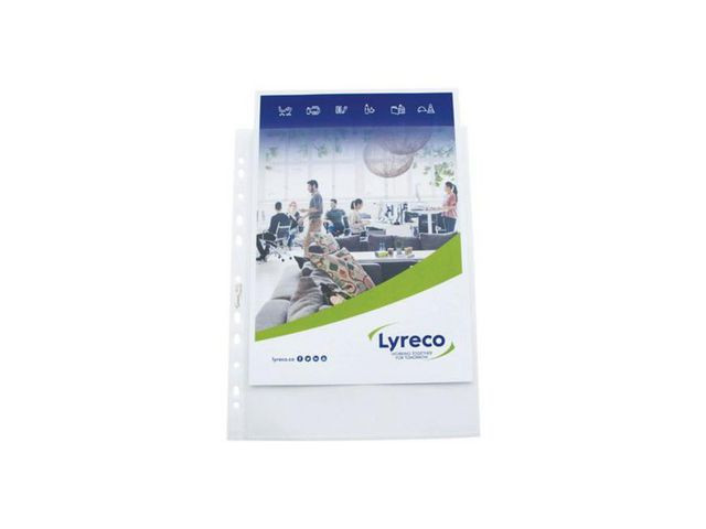 Plastficka LYRECO A4+ 0,12 25/fp