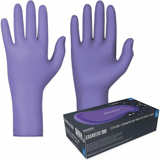 Nitrilhandske 980 indigo XL 50/fp