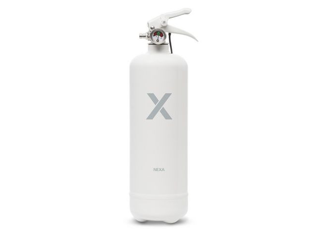 Brandsläckare NEXA 1kg pulver 8A vit