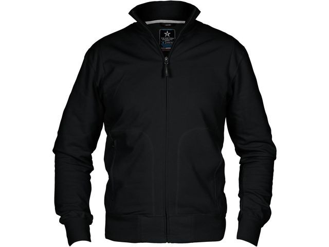 Sweatjacka TEXSTAR HC04 svart XS